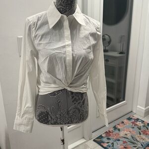 Jason Wu White Women's Button-Down Shirt